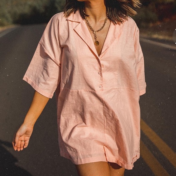 SINCLAIR ROMPER PINK - Picture 7 of 8